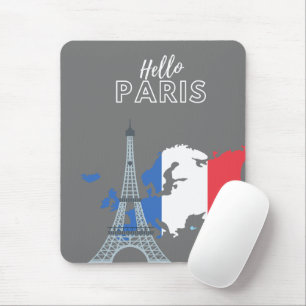 Tapis De Souris Bonjour Paris Souris