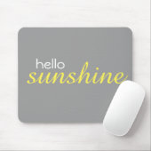 Tapis De Souris "Bonjour Sunshine" Mousepad (Avec souris)