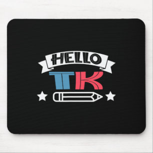 Tapis De Souris Bonjour T-K pour garçon fille s'amuser retour à l'