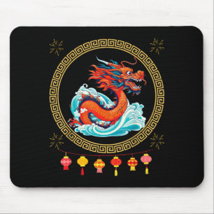 Tapis De Souris Bonne année 2025 Année du Dragon Zod chinois