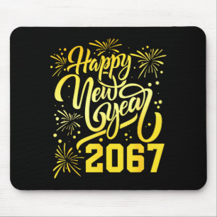 Tapis De Souris Bonne Année 2067 Drôle 67 Six Sept Mème Nouvel An