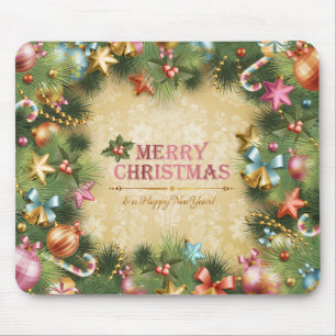 Tapis De Souris Bonne année 74 Mousepad de Joyeux Noël