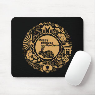 Tapis De Souris Bonne année chinoise du lapin