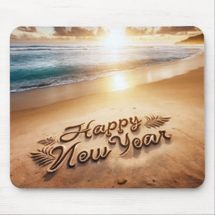Tapis De Souris Bonne année lever de soleil