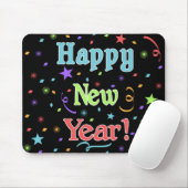Tapis De Souris Bonne année Mousepad (Avec souris)