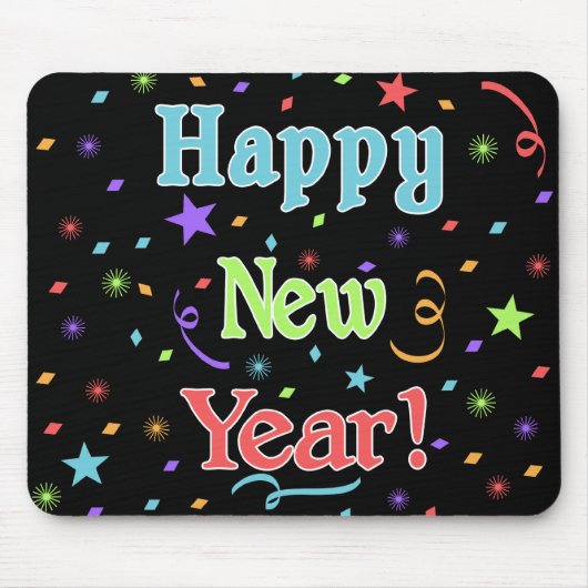 Tapis De Souris Bonne année Mousepad (Devant)