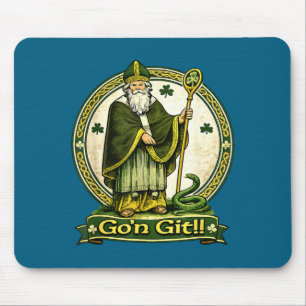 Tapis De Souris Bonne fête de la Saint-Patrick jour férié irlandai
