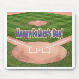 Tapis De Souris Bonne Fête des pères de baseball