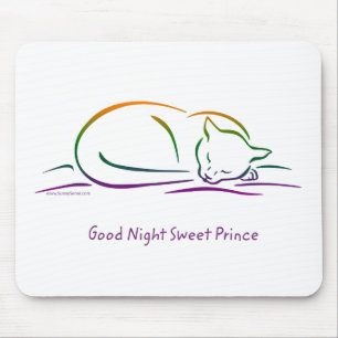 Tapis De Souris Bonne Nuit Sweet Prince (Chat)
