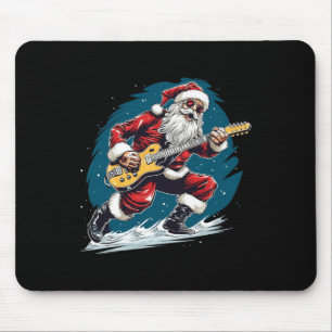 Tapis De Souris Bonne saison festive avec cette guitare cool Père
