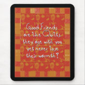 Tapis De Souris Bons amis Mousepad (Devant)