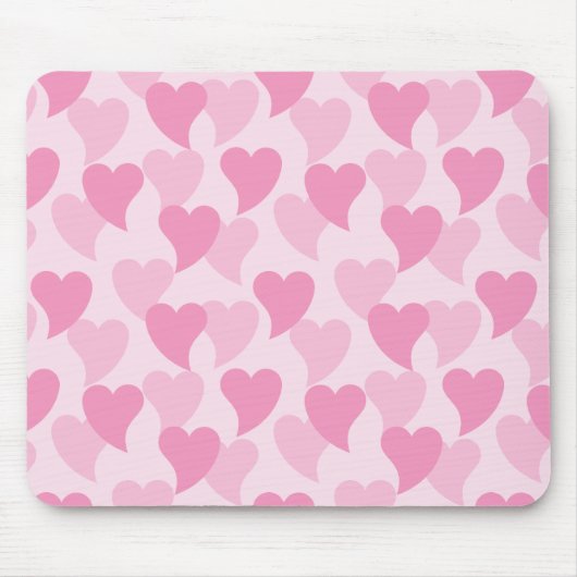Tapis De Souris Bons Coeurs Motif sans couture (Devant)