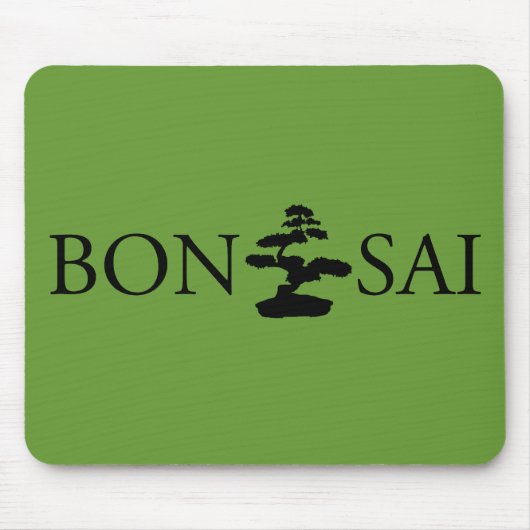 Tapis De Souris Bonsai Silhouette (Devant)