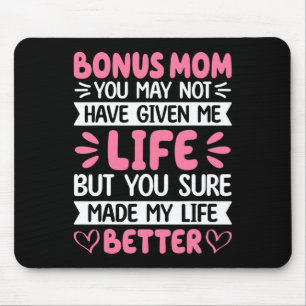 Tapis De Souris Bonus Maman Tu As Fait Ma Vie Meilleur Bonus Fille