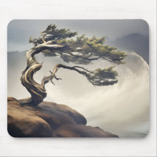 Tapis De Souris Bonzai Vent Plante Tranquille Nature Paisible Sere