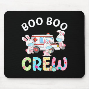 Tapis De Souris Boo Boo Crew Fun Bunny Ems Emt Parade Infirmière E
