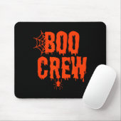 Tapis De Souris Boo Crew Funny Halloween Shirt For Group Costume F (Avec souris)