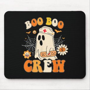 Tapis De Souris Boo Crew Nurse Pour Femmes Hommes Halloween tenues