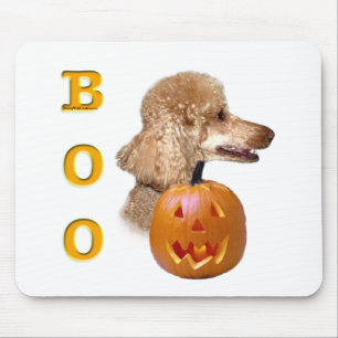 Tapis De Souris Boo de caniche recouvert d'abricot