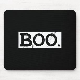 Tapis De Souris Boo en détresse rétro fantôme halloween esthétique