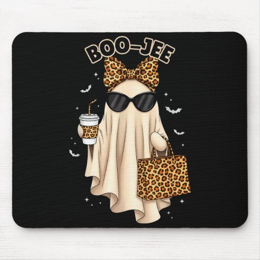 Tapis De Souris Boo Jee Boujee Ghost Halloween October Vibes Soky  (Devant)