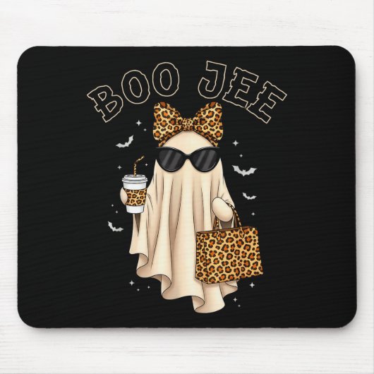 Tapis De Souris Boo Jee Boujee Ghost Halloween October Vibes Soky (Devant)