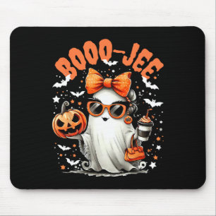 Tapis De Souris Boo-jee Trick Ou Treat Éffrayant Ghost Jack-o'-lan