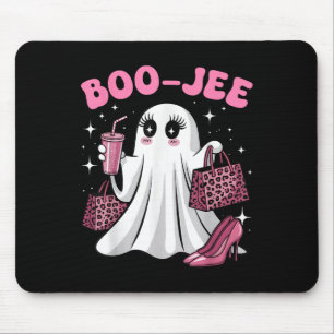 Tapis De Souris Boo-jee Tumbler Ghost Boujee Leopard Halloween Gir