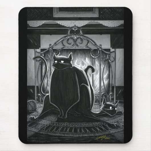 Tapis De Souris Boo Kitty Gets Sat Upon Mouse Pad (Devant)