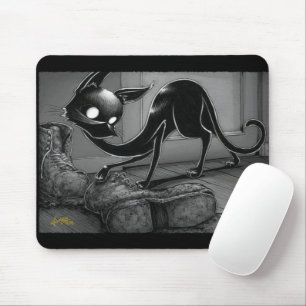 Tapis De Souris Boo Kitty prend une souris de démarrage