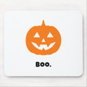 Tapis De Souris BOO minimaliste. Citrouille - Halloween minimalist (Devant)