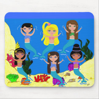 Tapis De Souris Boogie Down in Mermaid Town Mousepad