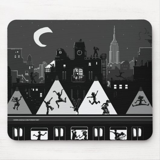 Tapis De Souris Boogie Nights New York (Devant)