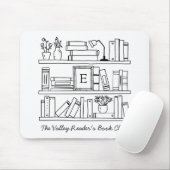 Tapis De Souris Book Club Member's Personalized Gift (Avec souris)