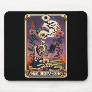 Tapis De Souris Book Lover Tarot Card The Reader Mystic Funny Skin