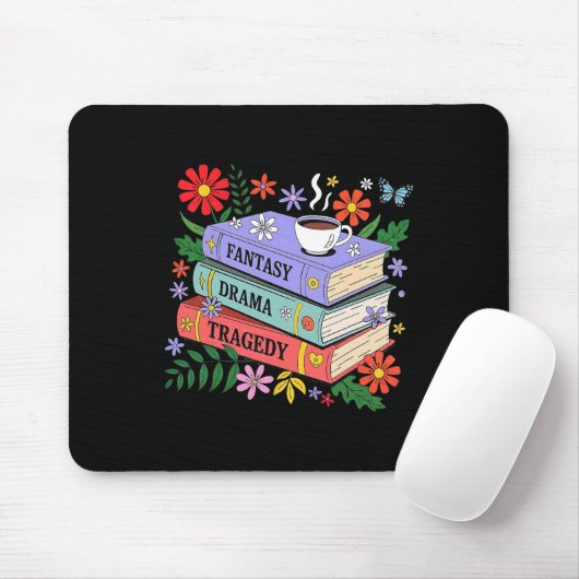 Tapis De Souris Book Lovers Fantasy Drama Tragedy Subtle 8647 Trum (Avec souris)