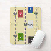 Tapis De Souris Bookish Love Mousepad (Avec souris)