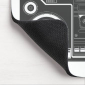 Tapis De Souris Boombox des années 80 (Coin)