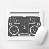Tapis De Souris Boombox des années 80 (Avec souris)