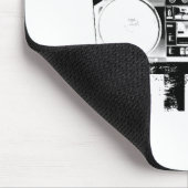 Tapis De Souris Boombox Dubstep Noir (Coin)
