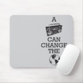 Tapis De Souris Boombox peut changer le monde (Avec souris)