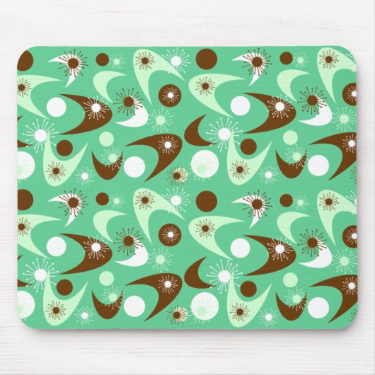 Tapis De Souris Boomerangs rétro (Devant)