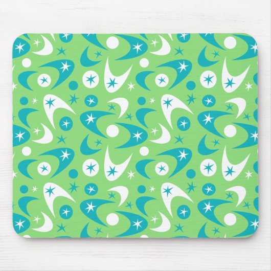 Tapis De Souris Boomerangs rétro (Devant)