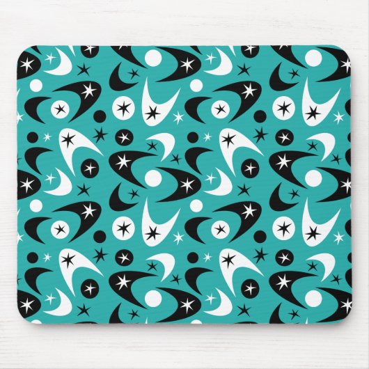 Tapis De Souris Boomerangs rétro (Devant)