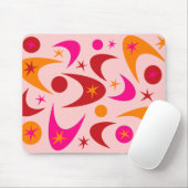 Tapis De Souris Boomerangs rétro (Avec souris)
