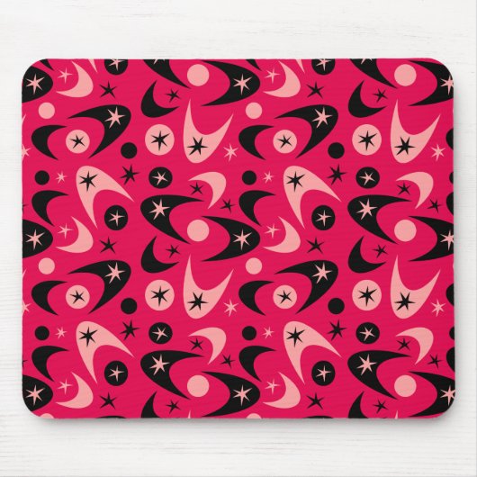 Tapis De Souris Boomerangs Rétro (Devant)
