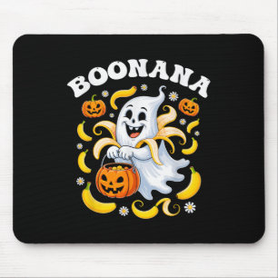 Tapis De Souris Boonana Drôle Fantôme Banana Halloween Costume Hom