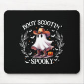 Tapis De Souris Boot Scootin Soky Retro Western Funny Halloween Cu (Devant)