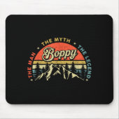 Tapis De Souris Boppy Man Myth Legend Funny Father's Day Grandpa M (Devant)