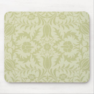 Tapis De Souris Borage vert tendre vintage damassé de William Morr